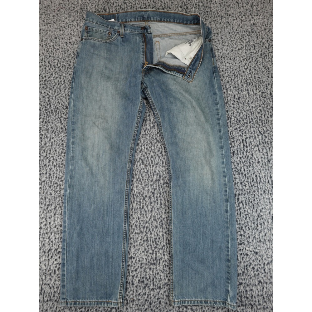 Levis 559 Straight Fit‎ Mens Jeans 36x32 Blue Medium Wash Denim Pants